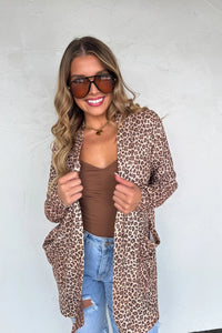 PREORDER: Camo & Cheetah Print Lola Cardigan