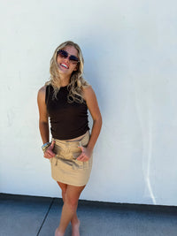 PREORDER: Carly Cargo Skirt in Assorted Colors