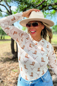 PREORDER: Boots & Blooms Collection Mesh Tops