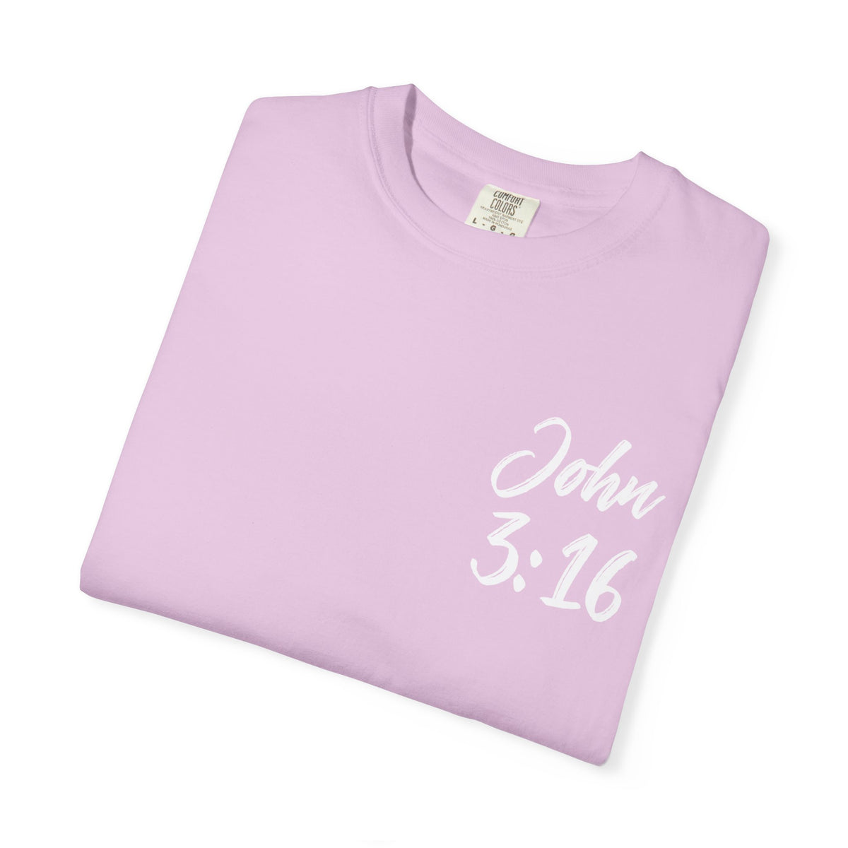 John 3:16 Scripture Tee – “For God So Loved the World” | Unisex Garment-Dyed Christian T-Shirt