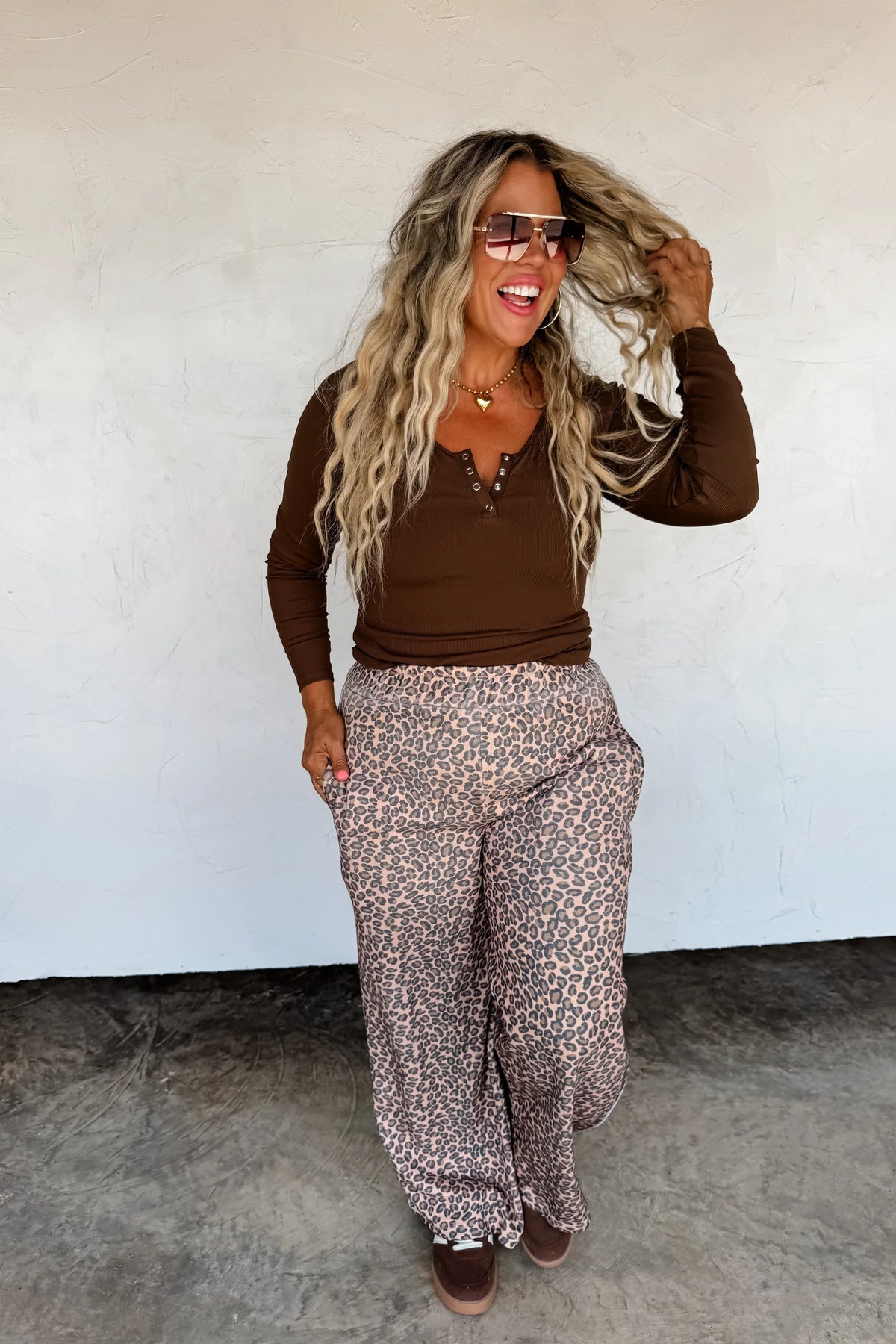 PREORDER: Floral & Cheetah Drift Away Joggers