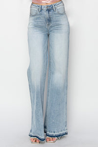 Nevaeh High Rise Wide Leg Jeans