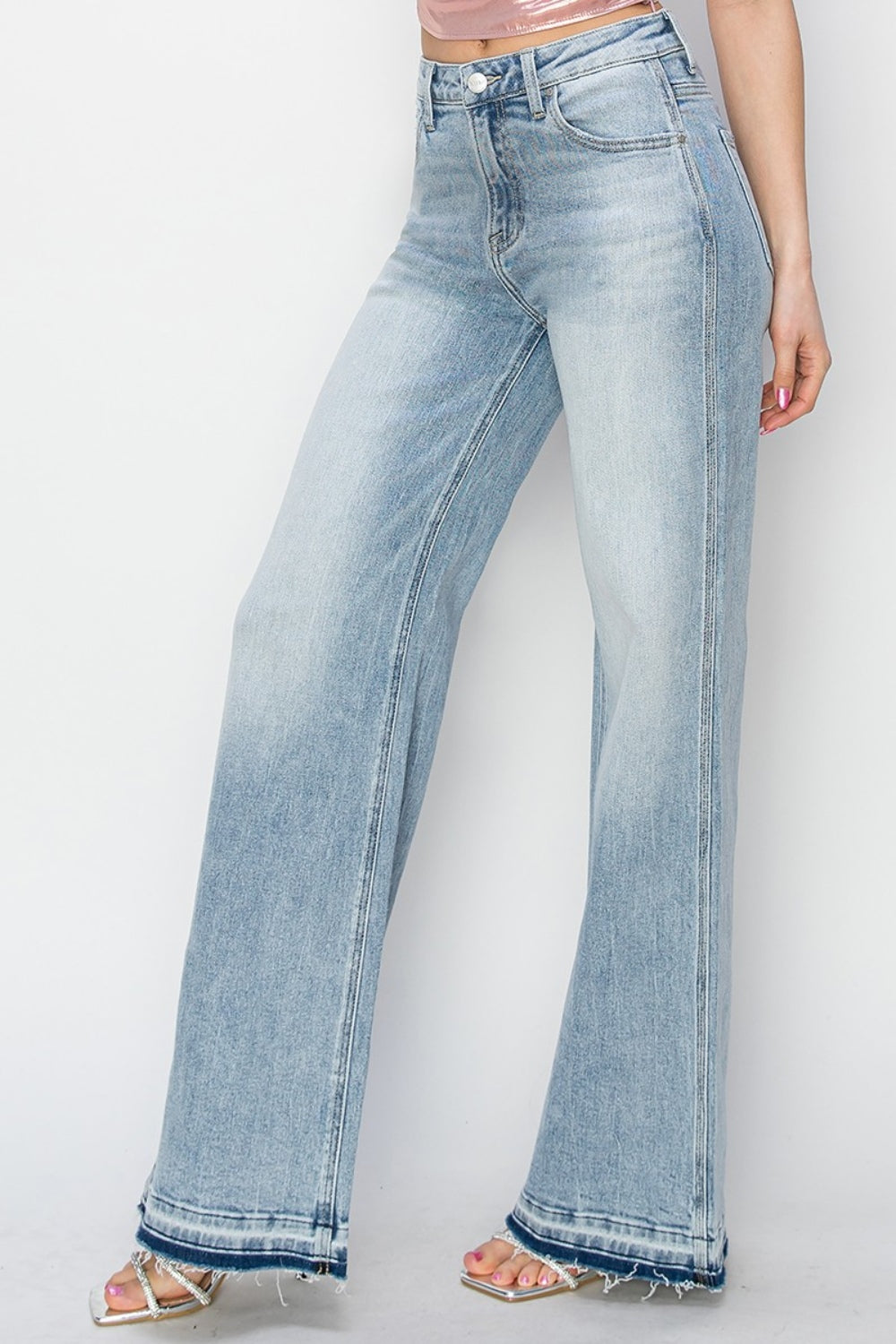 Nevaeh High Rise Wide Leg Jeans