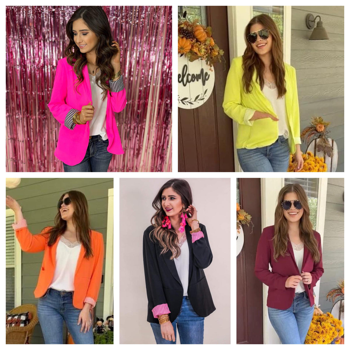 Peyton Blazer In Assorted Colors