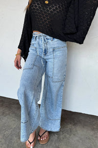 PREORDER: Jovie Tie Waist Jeans