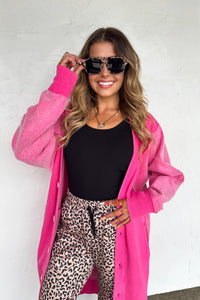 PREORDER: Desi Sweatshirt Cardigan