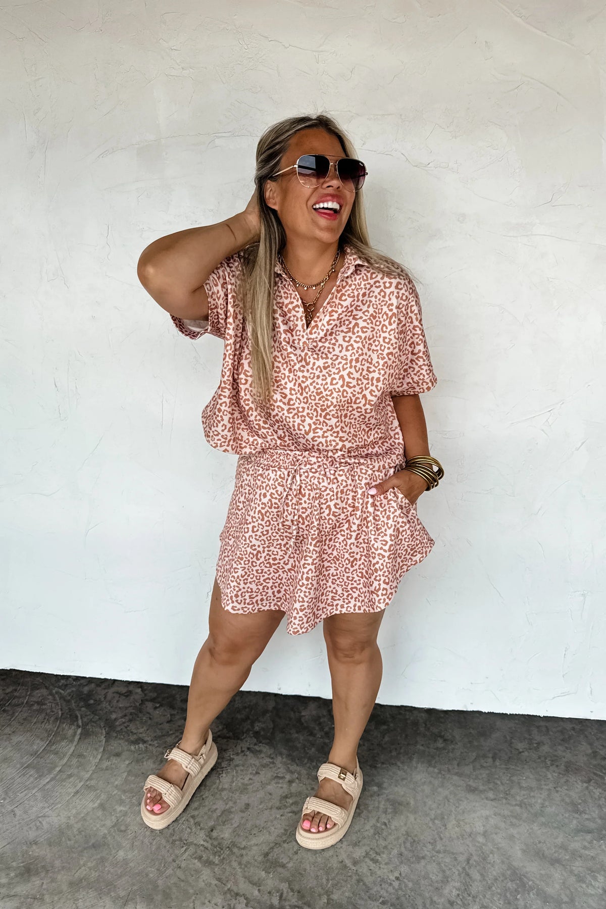 PREORDER: Hot To Spot Cheetah Skort Set