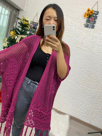 PREORDER: Amanda Crochet Cardigan in Six Colors