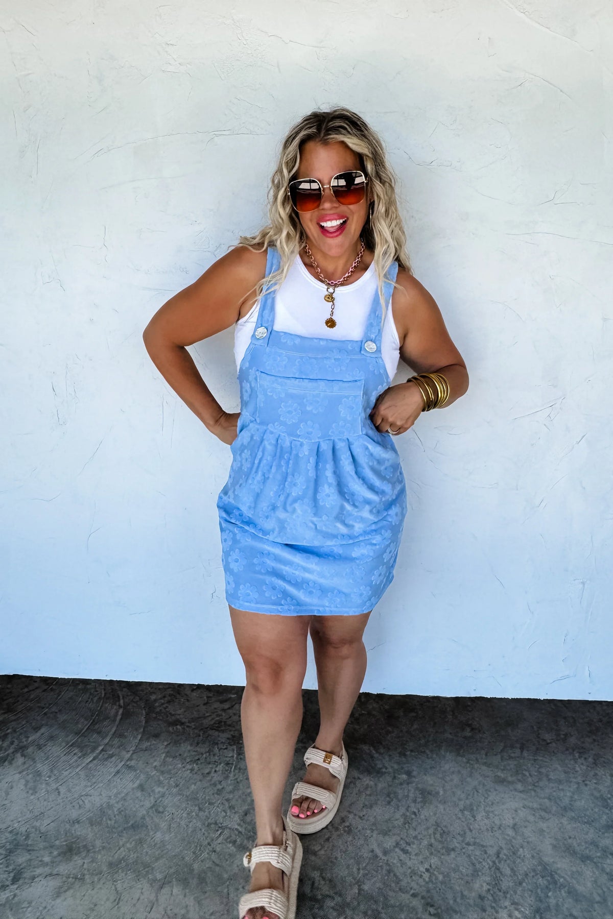 PREORDER: Sunshine & Daisies Overall Dress