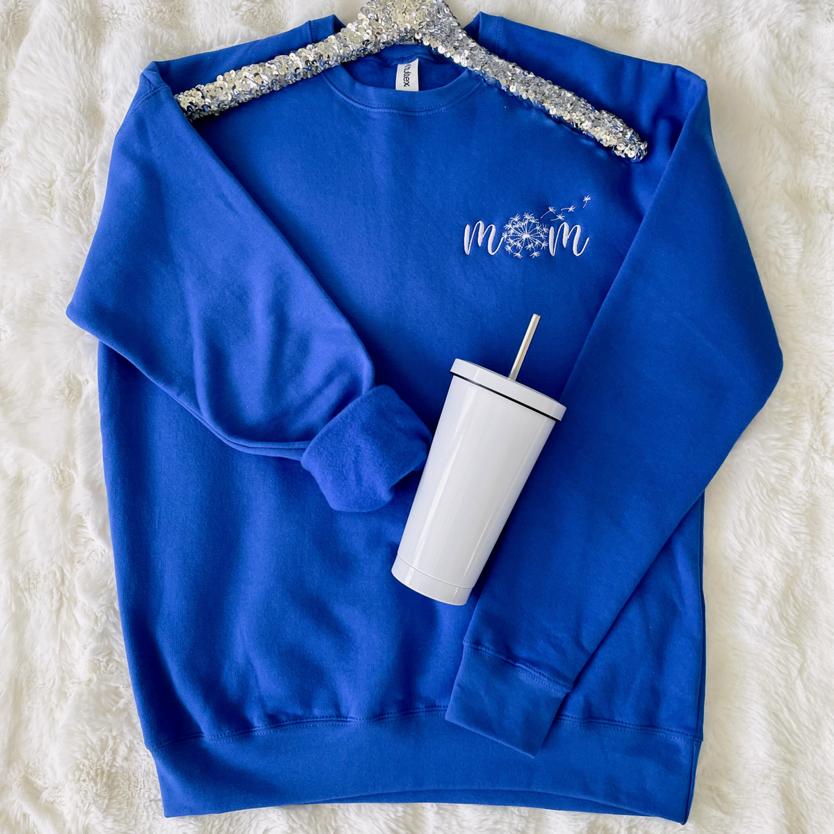 PREORDER: Dandelion Mom Embroidered Sweatshirt in Assorted Colors