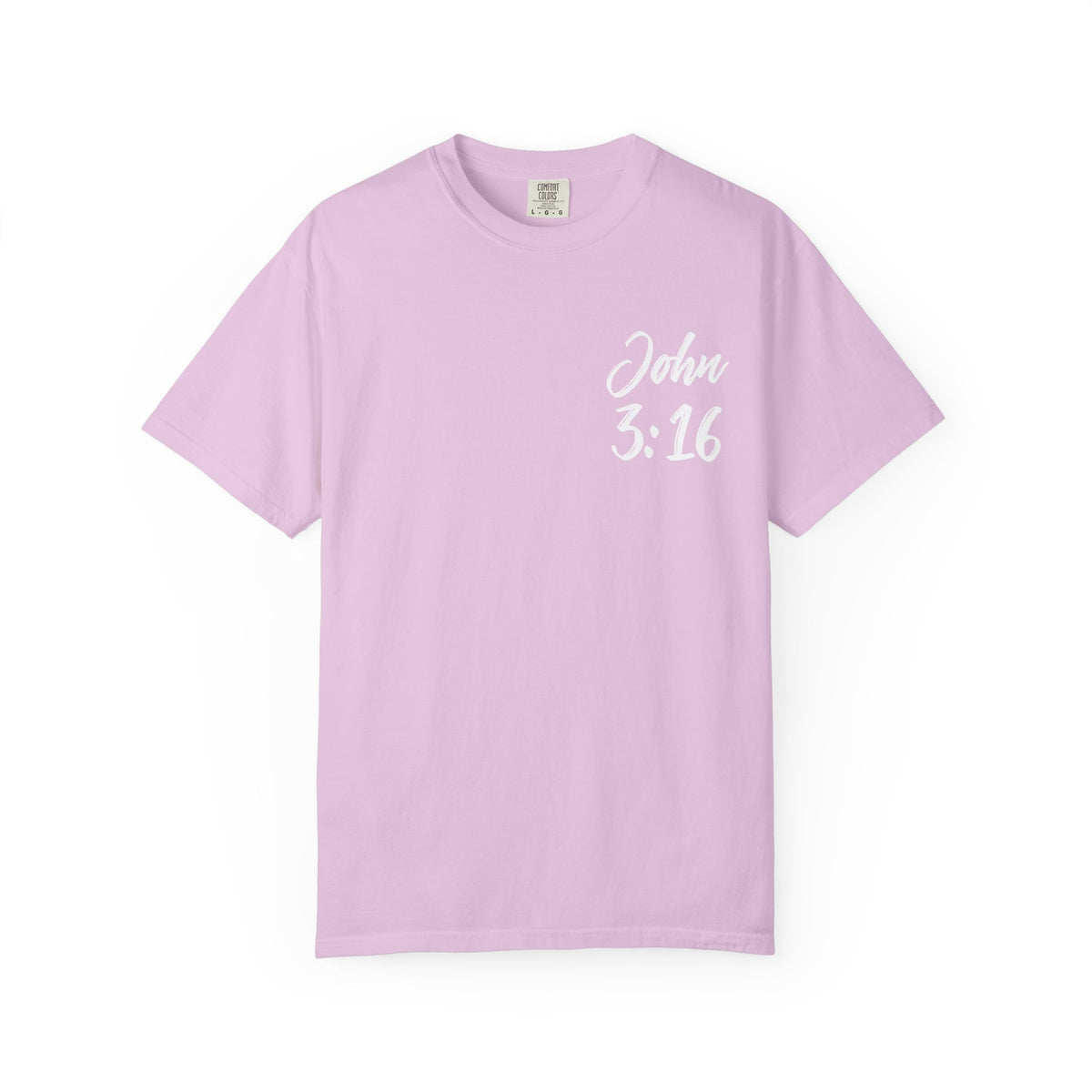 John 3:16 Scripture Tee – “For God So Loved the World” | Unisex Garment-Dyed Christian T-Shirt