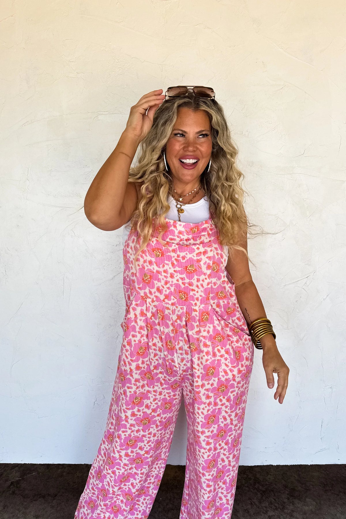 PREORDER: Cassidy Floral Boho Overalls