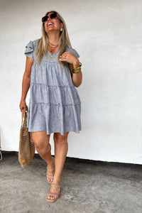 PREORDER: Day Dreaming Ruffle Dress