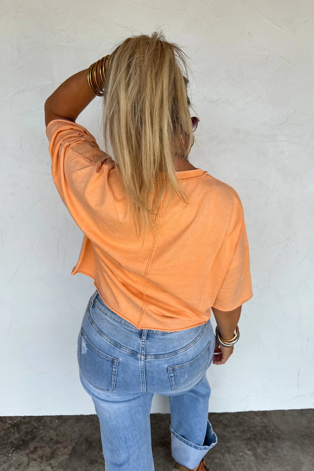 PREORDER: Regan Raw Hem Tee