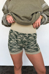 PREORDER: Camo Bra & Biker Short Set