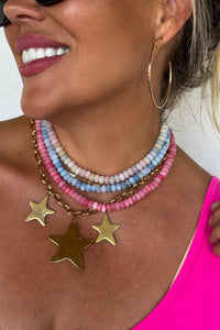 PREORDER: Summer Bead Stone Necklace