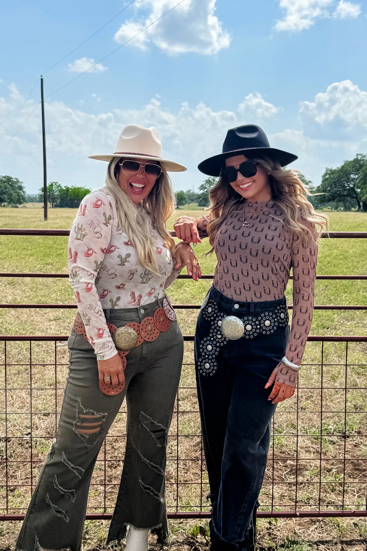 PREORDER: Boots & Blooms Collection Mesh Tops