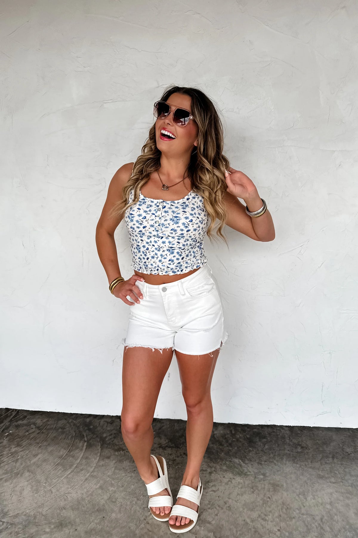 PREORDER: Flirty Blooms Tank Top