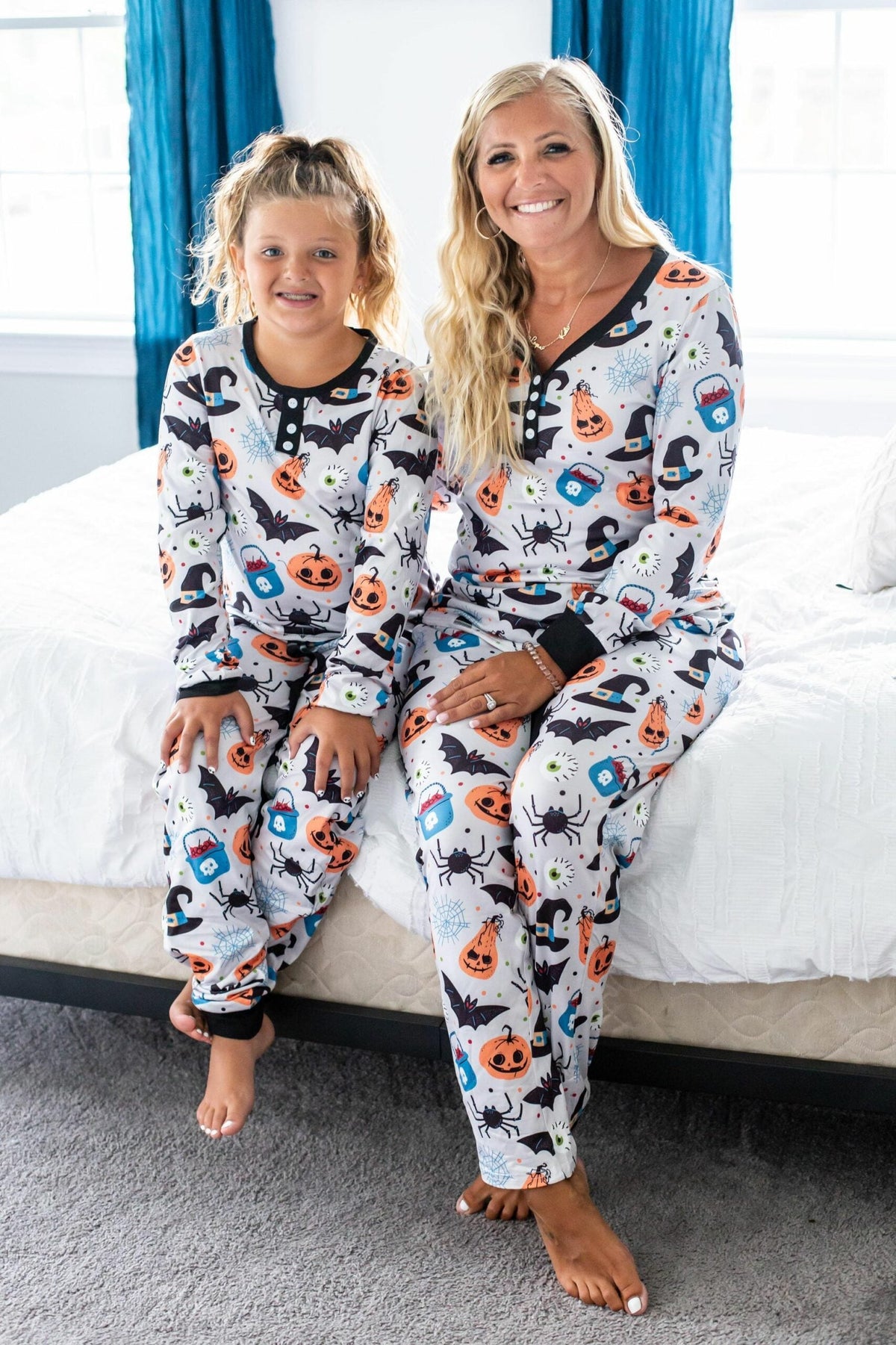 Matching Halloween Pajama Bats