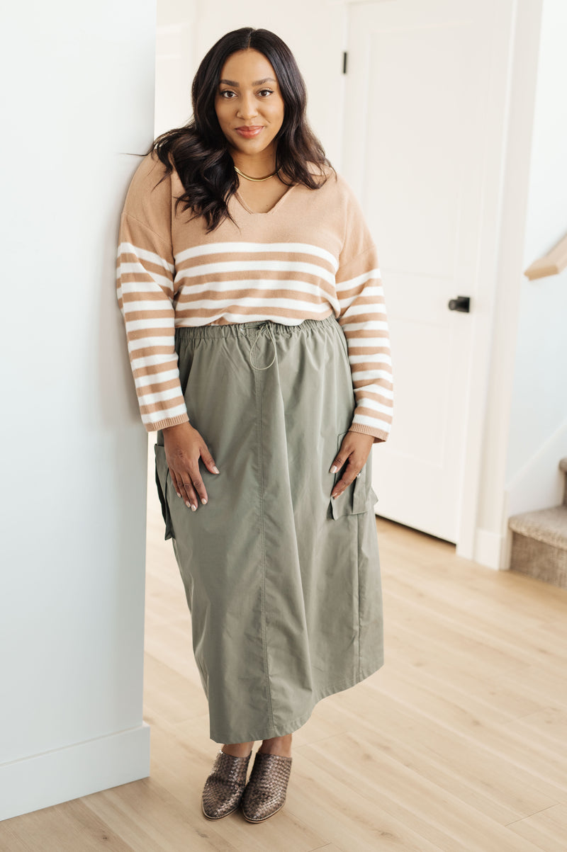 Explain It Away Cargo Skirt