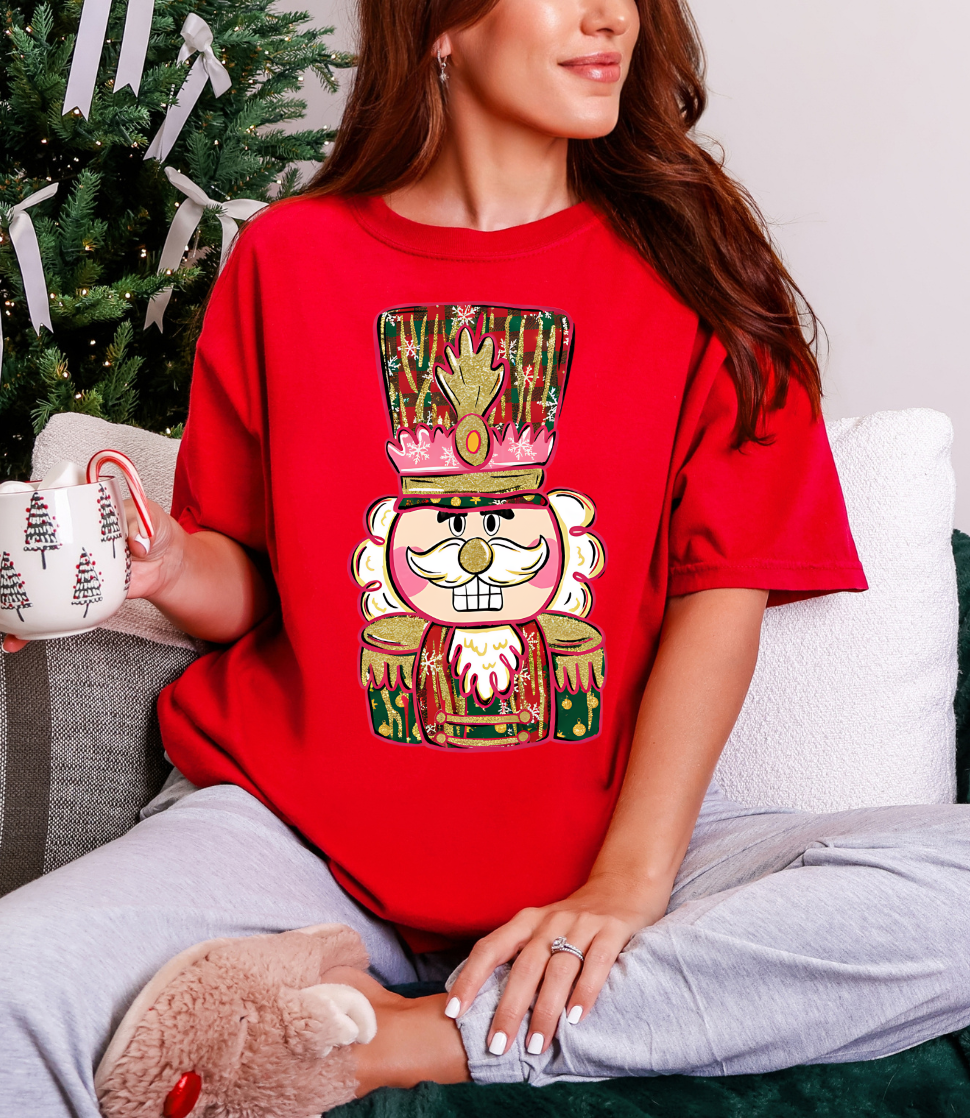 Holiday Nutcracker Graphic Tee and Sweatshirt