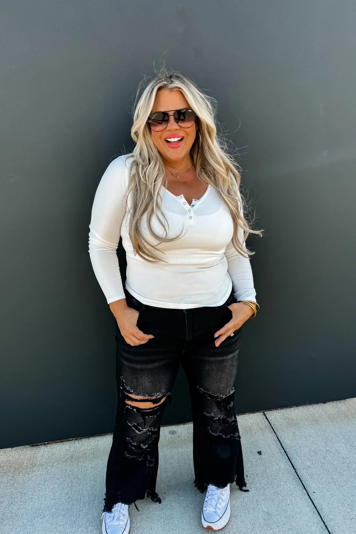 PREORDER: Fall Brooklyn Snap Henley Top