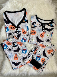 Matching Halloween Pajama Bats