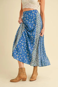 Bluebell Patchwork Maxi Skirt