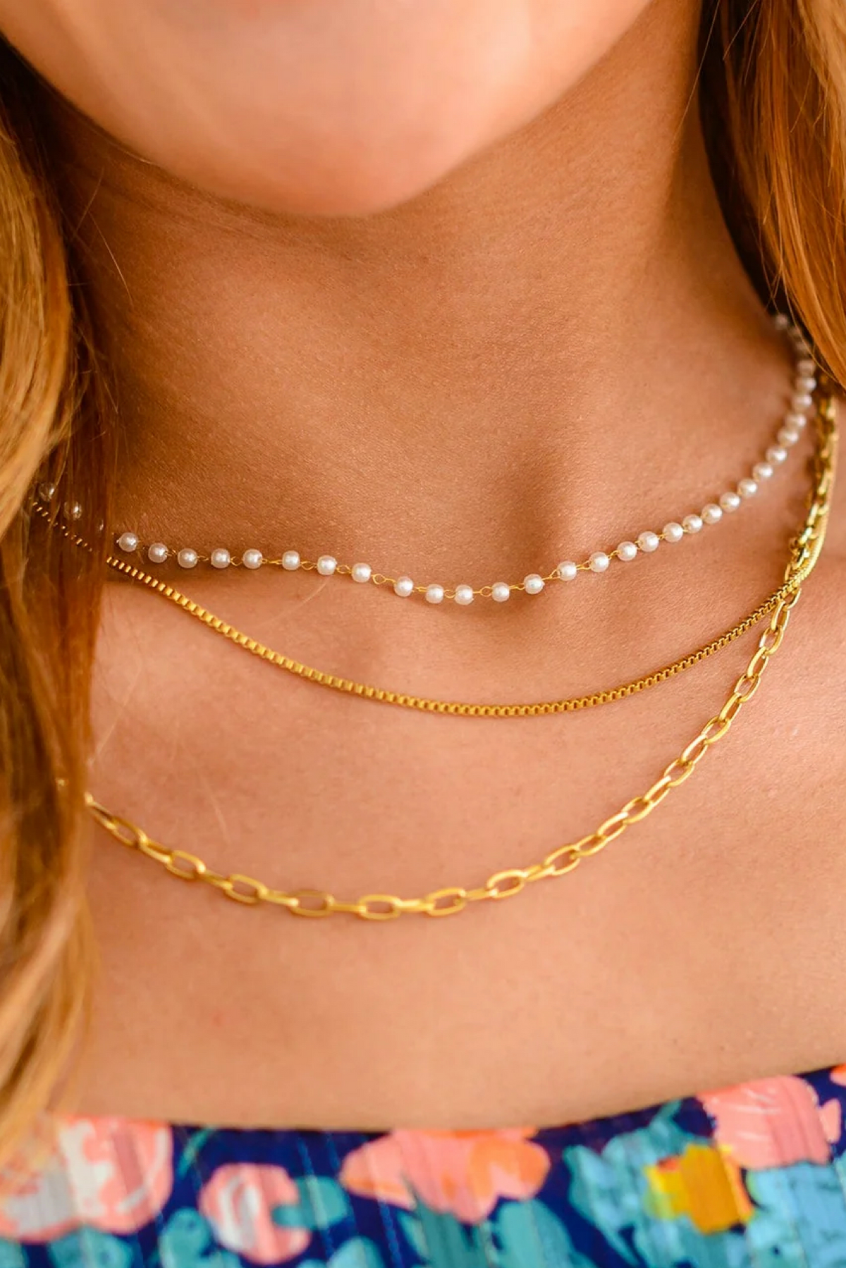 Triple Threat Layered Necklace