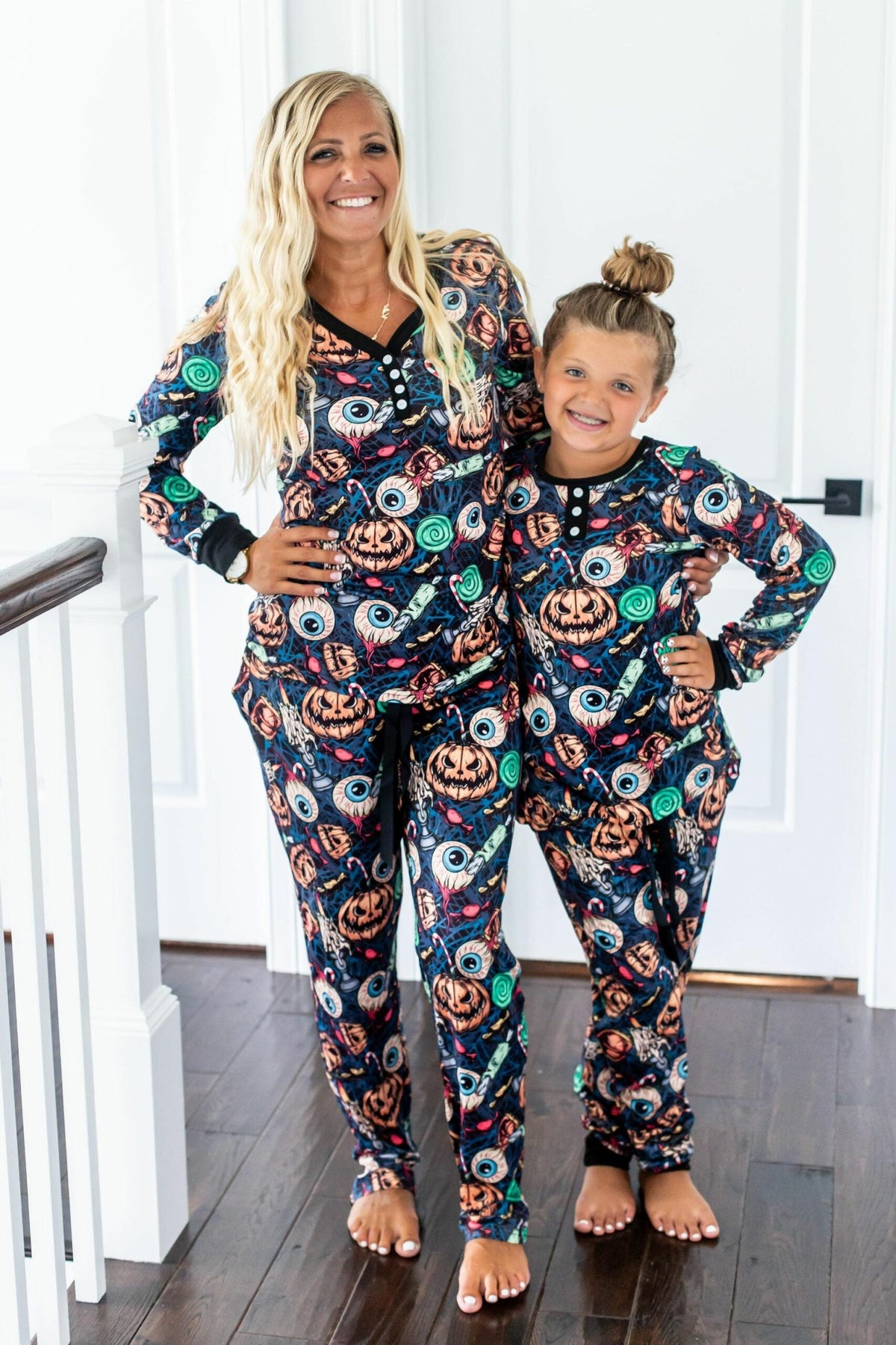 Matching Halloween Pajama Eyes