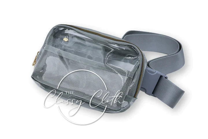 Stadium Clear Belt Bag in Assorted Colors