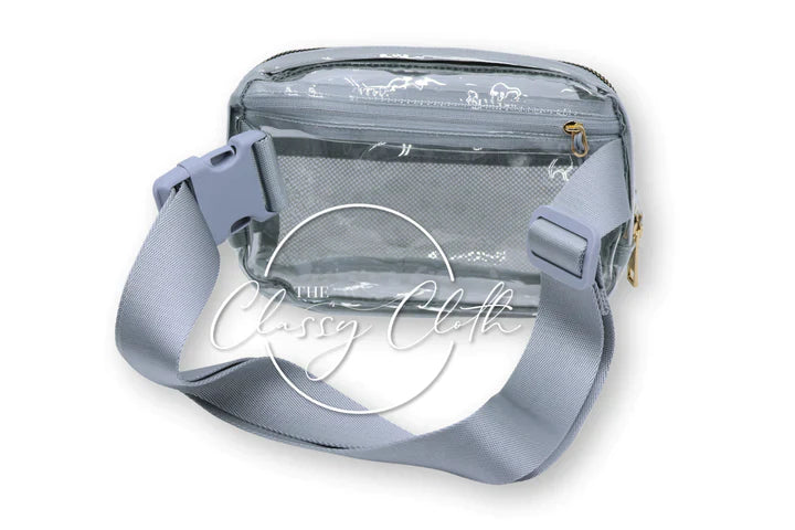 Stadium Clear Belt Bag in Assorted Colors