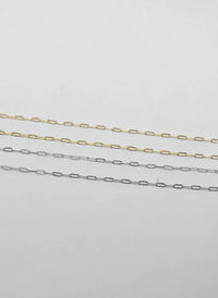PREORDER: Mini Paperclip Chain Necklace in Gold