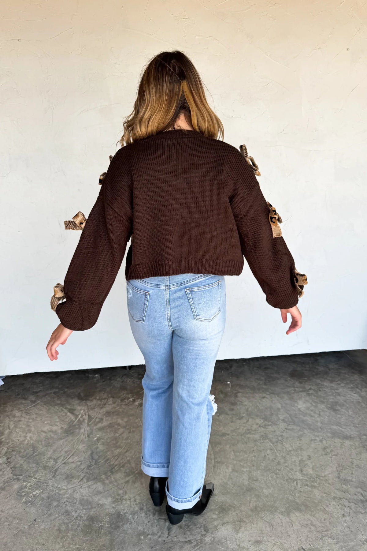 PREORDER: Sloane Bow Knit Cardigan