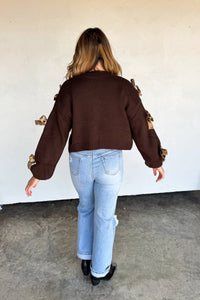 PREORDER: Sloane Bow Knit Cardigan