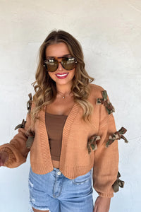 PREORDER: Sloane Bow Knit Cardigan