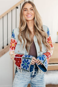 Something Better Knit and Denim Jacket
