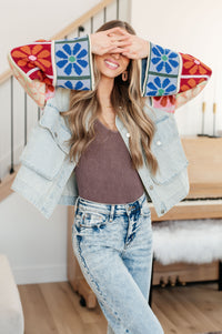 Something Better Knit and Denim Jacket
