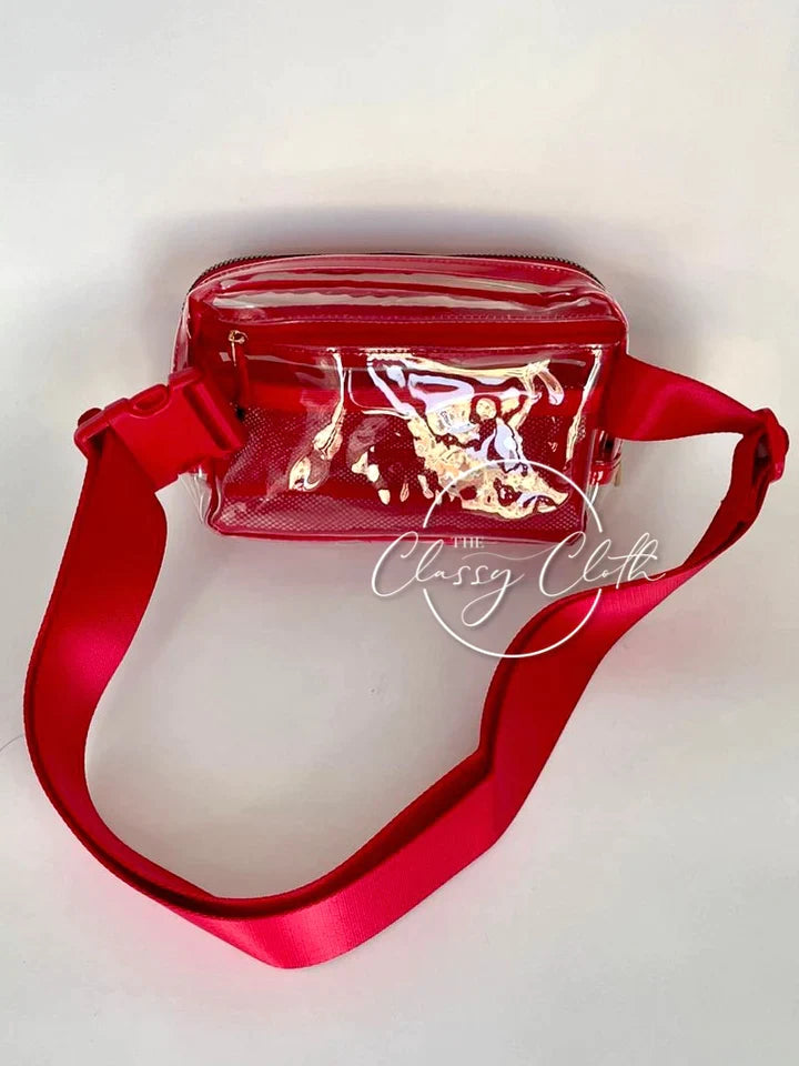 Stadium Clear Belt Bag in Assorted Colors