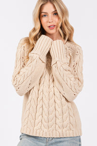 Eliza Cable-Knit Sweater