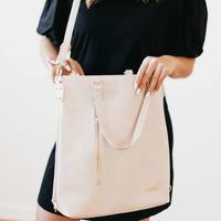 PREORDER: Upper East Side Vegan Leather Backpack & Crossbody Tote Bag in Three Colors