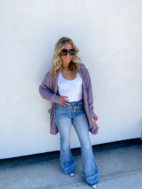 Reese Ribbed Cardigan in Seven Colors