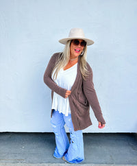 Reese Ribbed Cardigan in Seven Colors