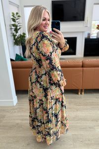My Heart Will Go On Tiered Balloon Sleeve Dress