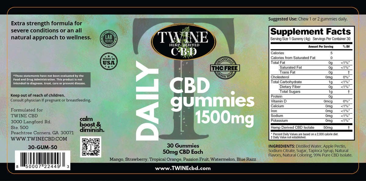 PREORDER: Twine 1500 Daily Gummies