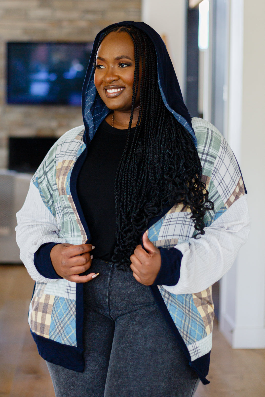 Afterparty Multicolor Textured Hoodie