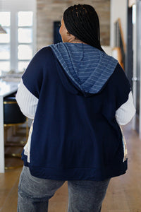 Afterparty Multicolor Textured Hoodie