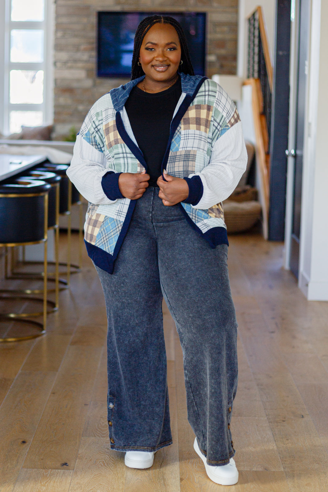 Afterparty Multicolor Textured Hoodie