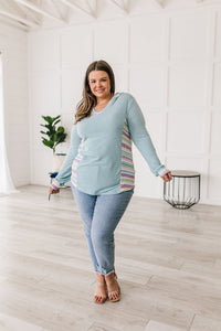 Beach Walk Hoodie in Mint