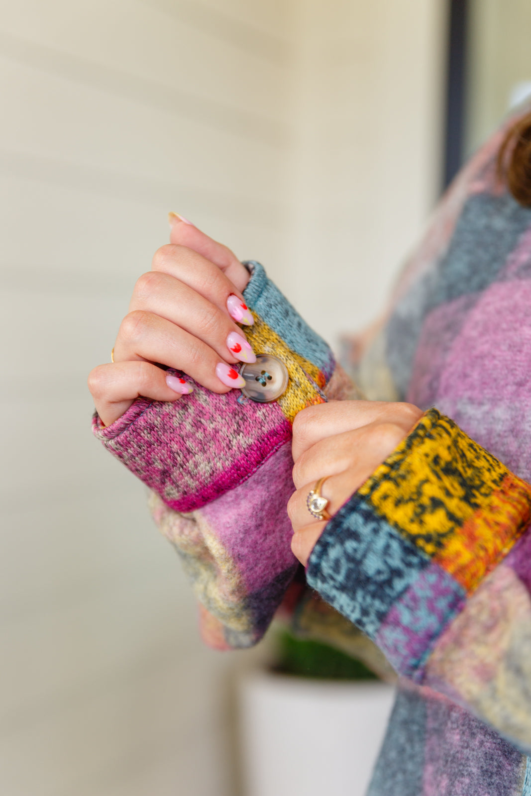 Nothing But Adventure Plaid Cardigan